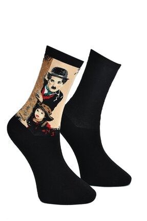 Charlie Chaplin Siyah Çorap RICKS-CCS-G32