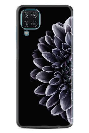 Samsung Galaxy M12 Kılıf Silikon Desen Exclusive Çiçekler 1639 m12xozel3