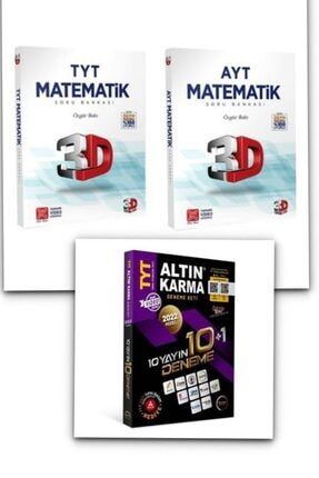 3d Tyt Matematik Soru 3d Ayt Matematik Soru Altın Karma Tyt Deneme Seti PRA-4905197-2248