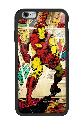 Iphone 6 - 6s Iron Man Demir Adam Tasarımlı Glossy Telefon Kılıfı iphone6sgls3042