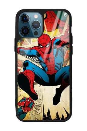 Iphone 11 Pro Spider-man Örümcek Adam Tasarımlı Glossy Telefon Kılıfı iphone11progls3040