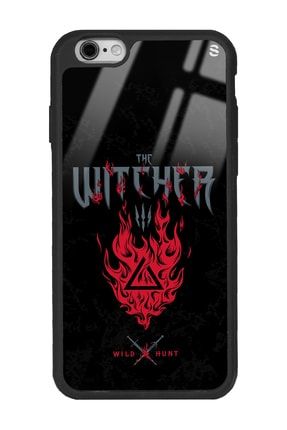 Iphone 6 - 6s Witcher 3 Fire Tasarımlı Glossy Telefon Kılıfı iphone6sgls3064