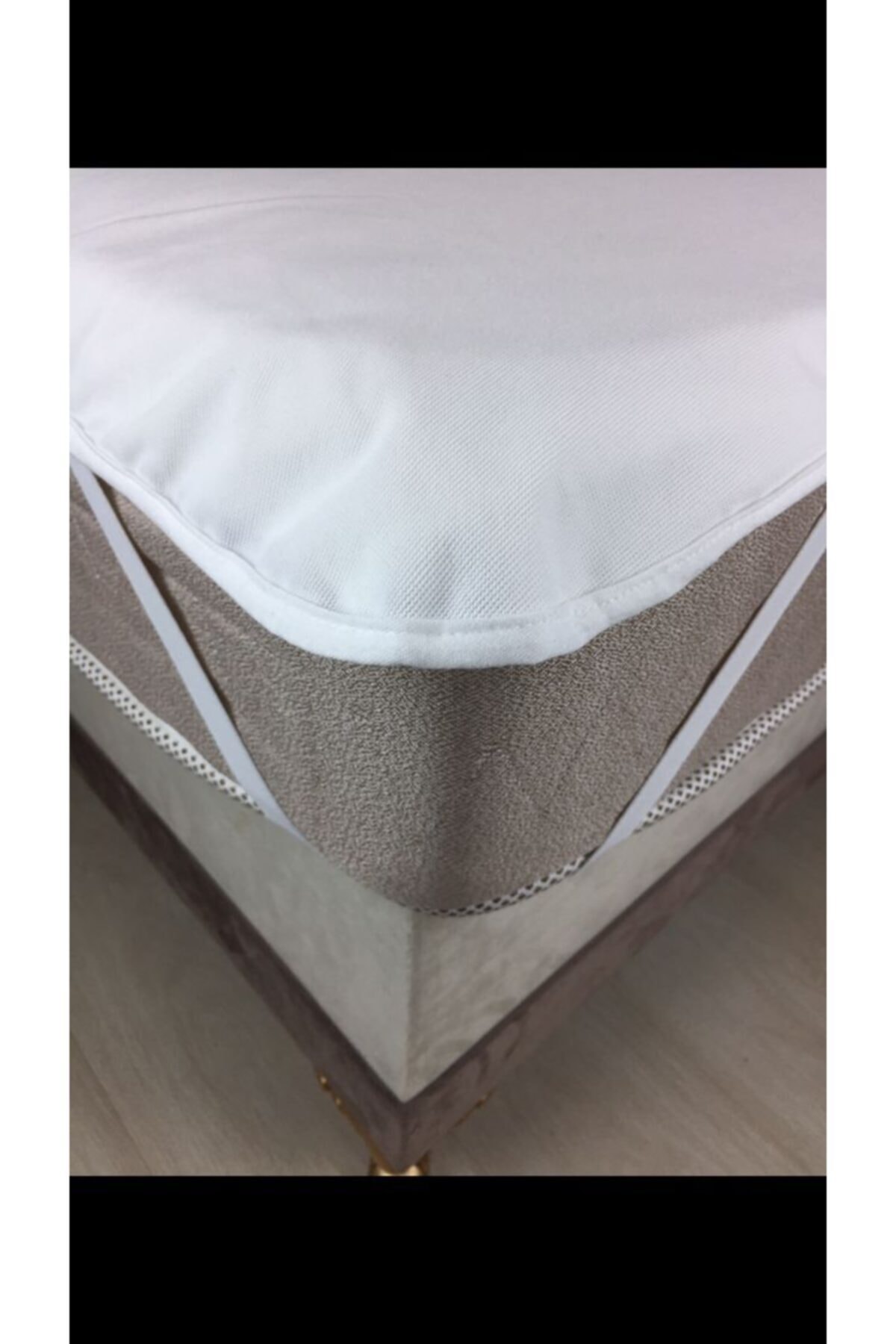 Su Home's Sıvı Geçirmez Beyaz Yatak Alezi 160*200