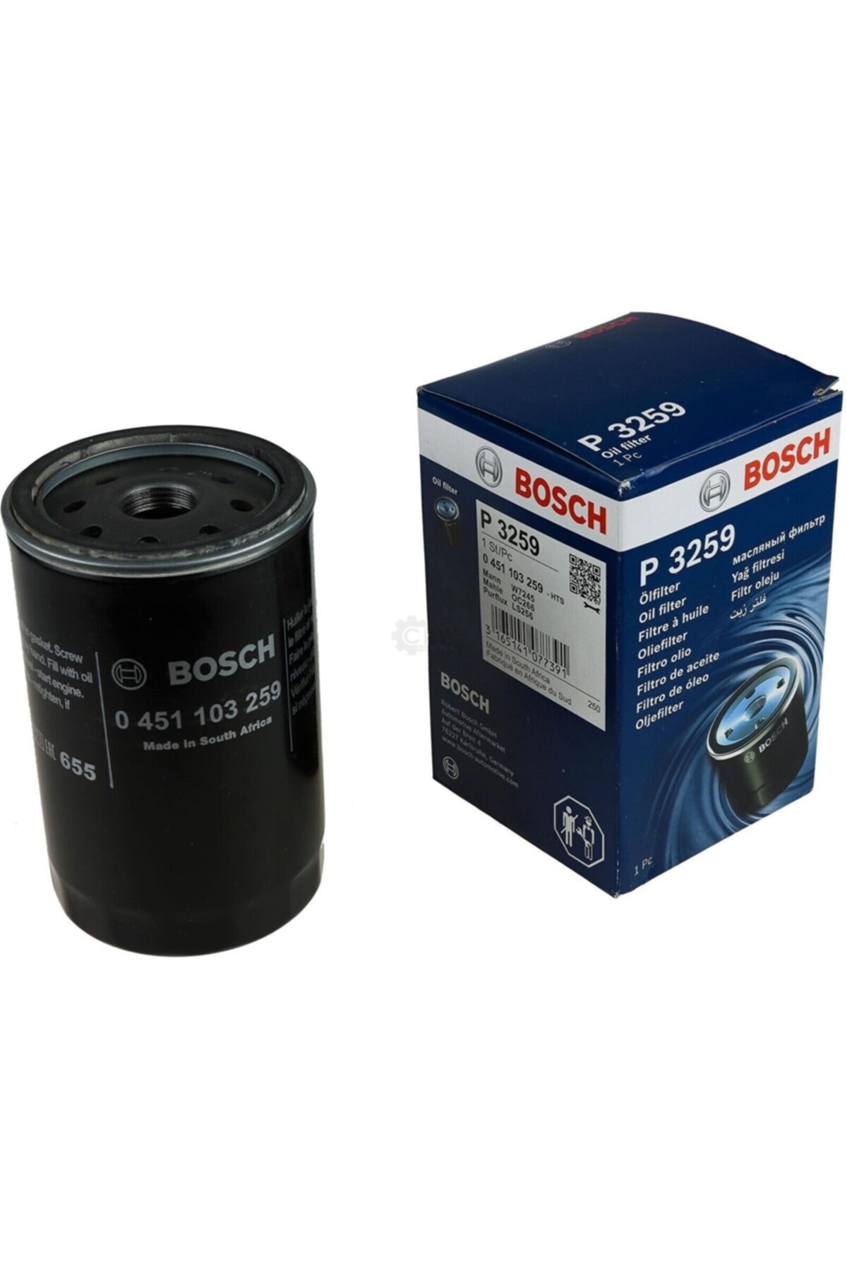 Bosch Ford Focus Benzinli Yağ Filtresi 1998-2005 0451103259