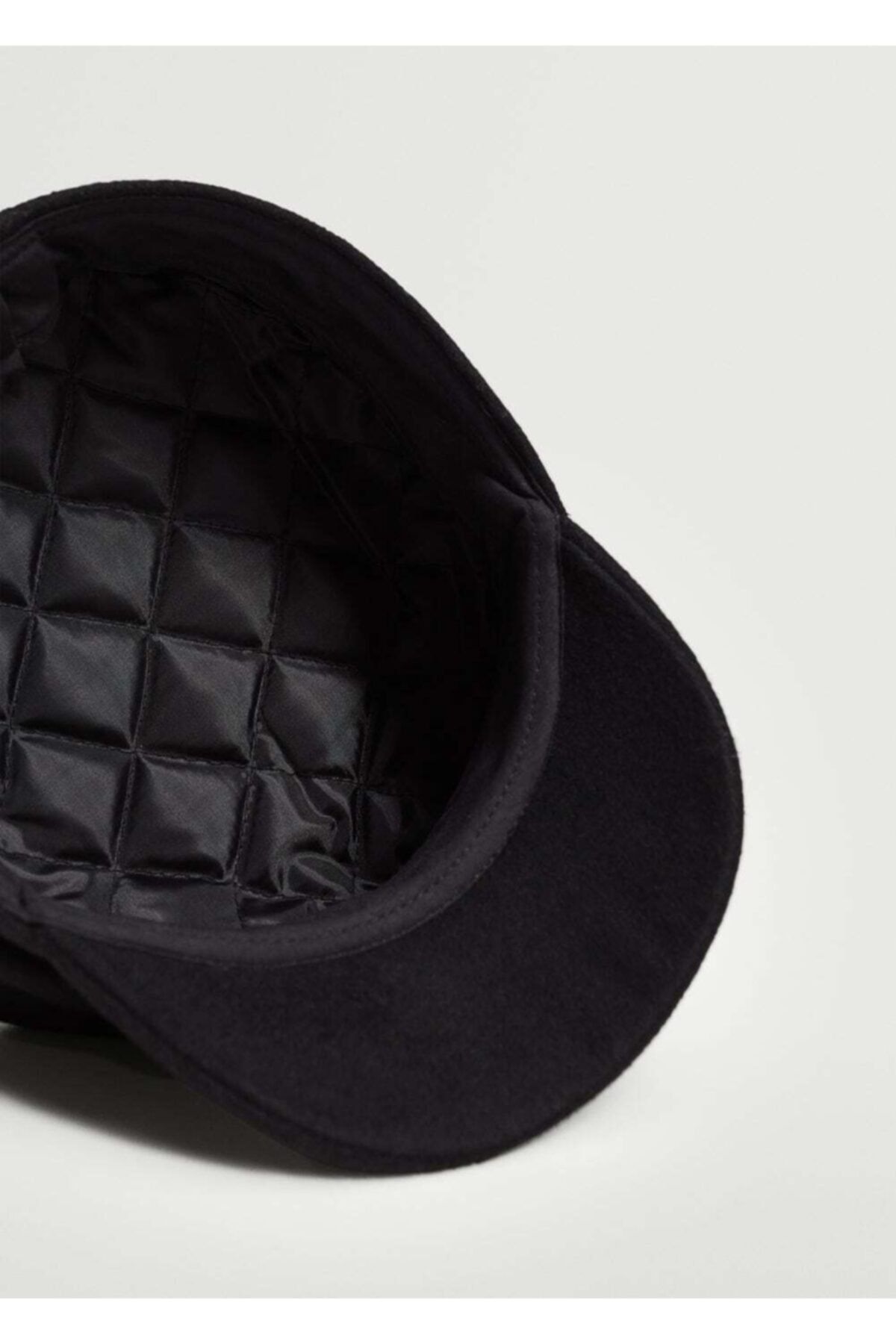 MANGO Woman-Dámsky čierny visor baret 6