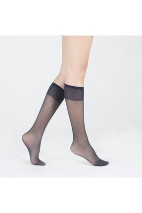 Katia & Bony Kadın Dizaltı 15 Denye 2 Li Basic Çorap- Lacivert katia-4