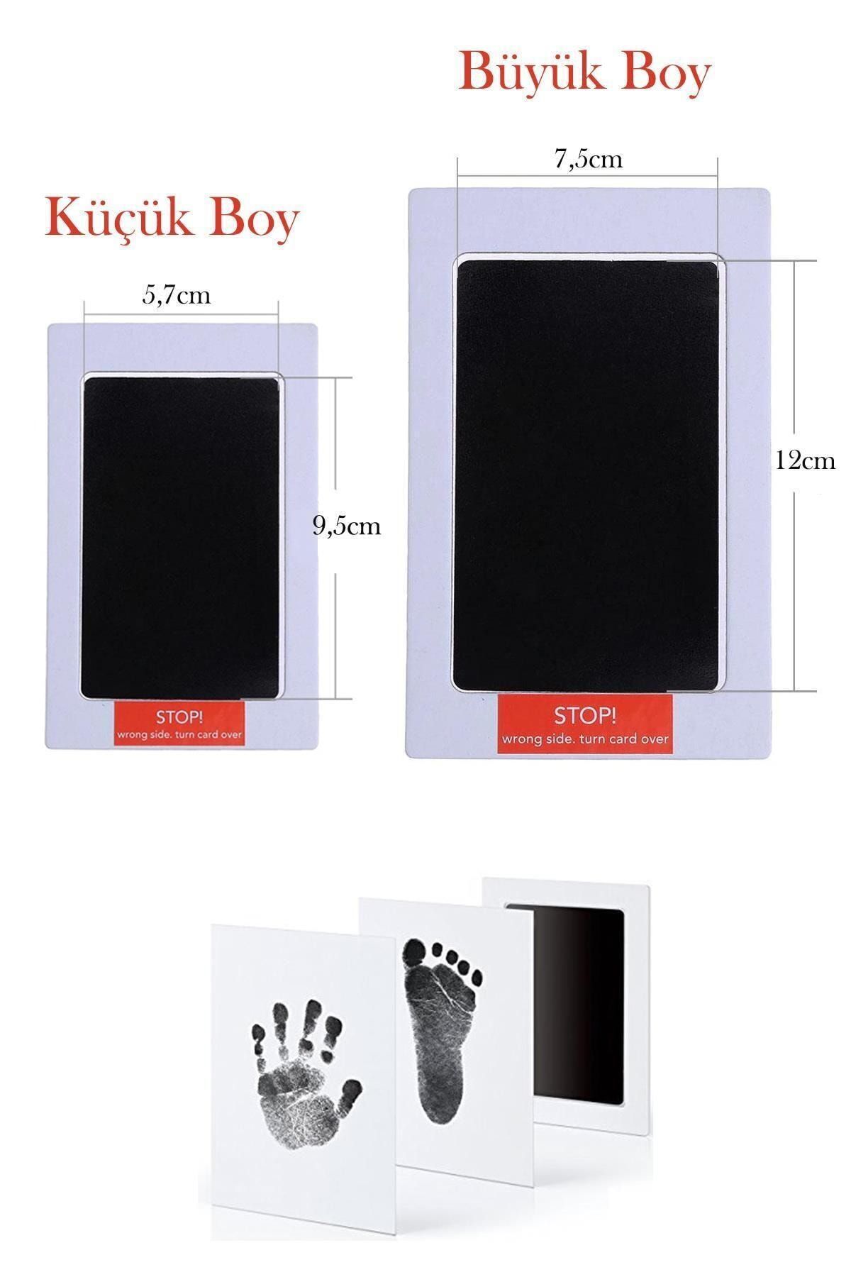 Jetcom-Ink Baby Hand Footprint Memory Set - Non-Toxic Non-Contact Printing Kit 3