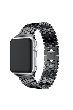 Apple Watch 1 2 3 4 5 6 Ve Se Serisi 38-40 Mm Metal Luna Kordon UMD35