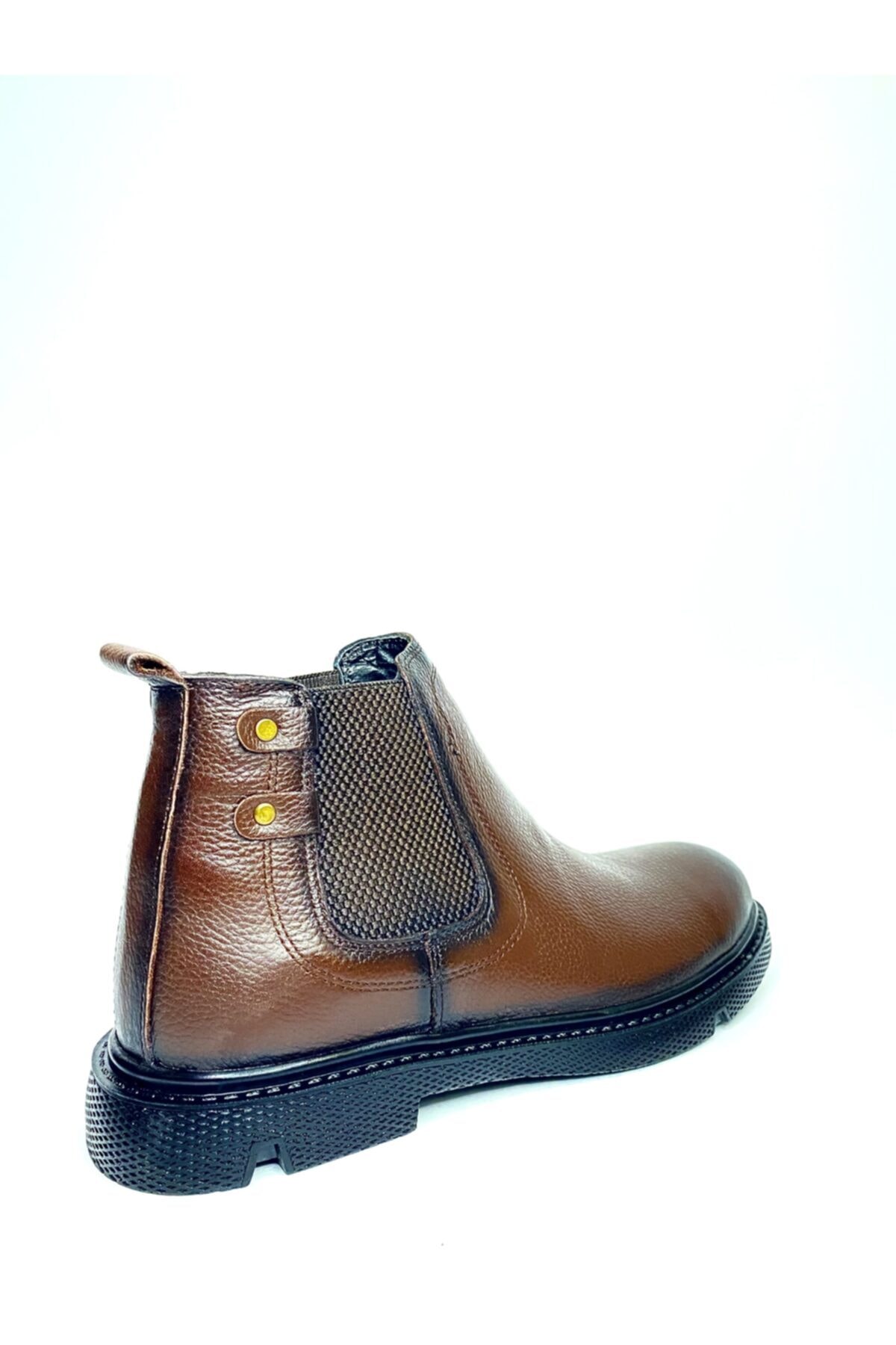 بوت مردانه قهوه ای JuBu | 3103 اورجینال - تصویر 3