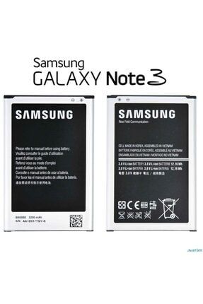 Samsung Galaxy Note 3 Batarya Pil - Sm-n9000 - N9000q Batarya - A+ Kalite Ürün TYC00271044174