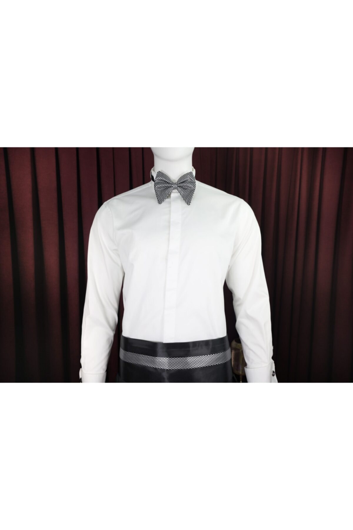 Stage By Bc Gümüş Kareli Kuşak