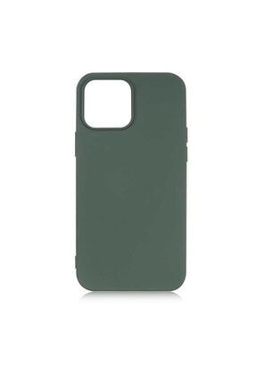 Apple Iphone 13 Mini Kılıf Mara Silikon Mat Soft Korumalı Lansman Koyu Yeşil krks396067066916
