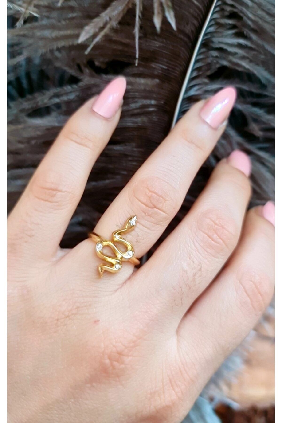 Adjustable snake new arrivals ring