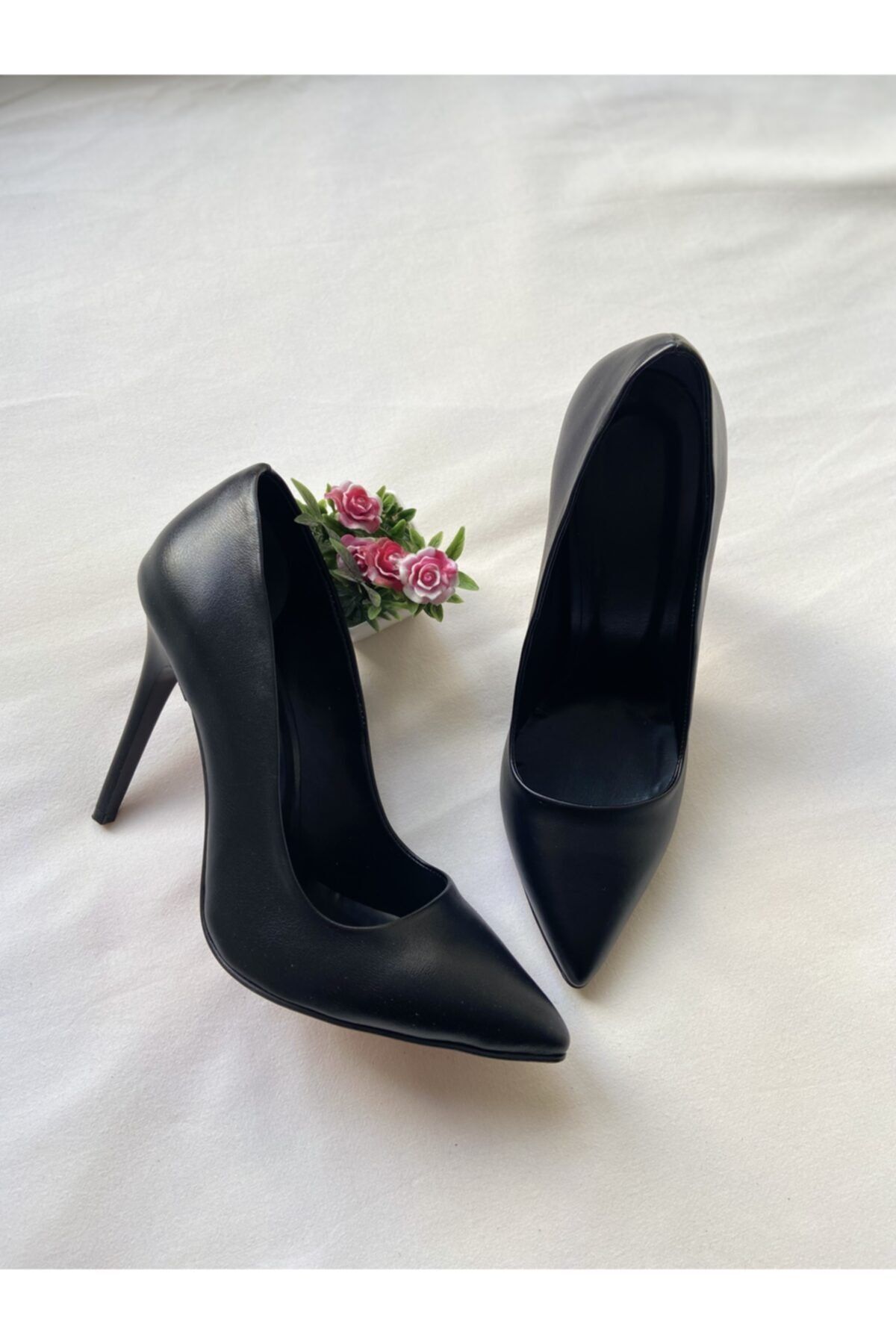 Gamze Shoes Pompe - Negru - Tocuri Stiletto - 36