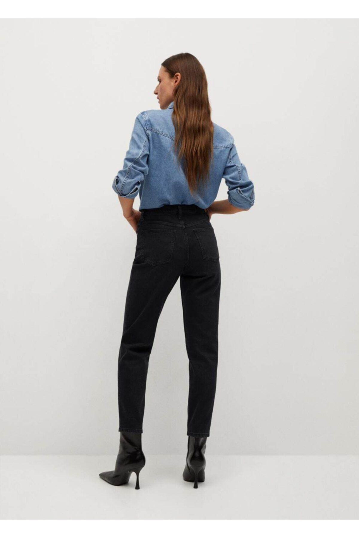 Kadın Siyah Denim Jean