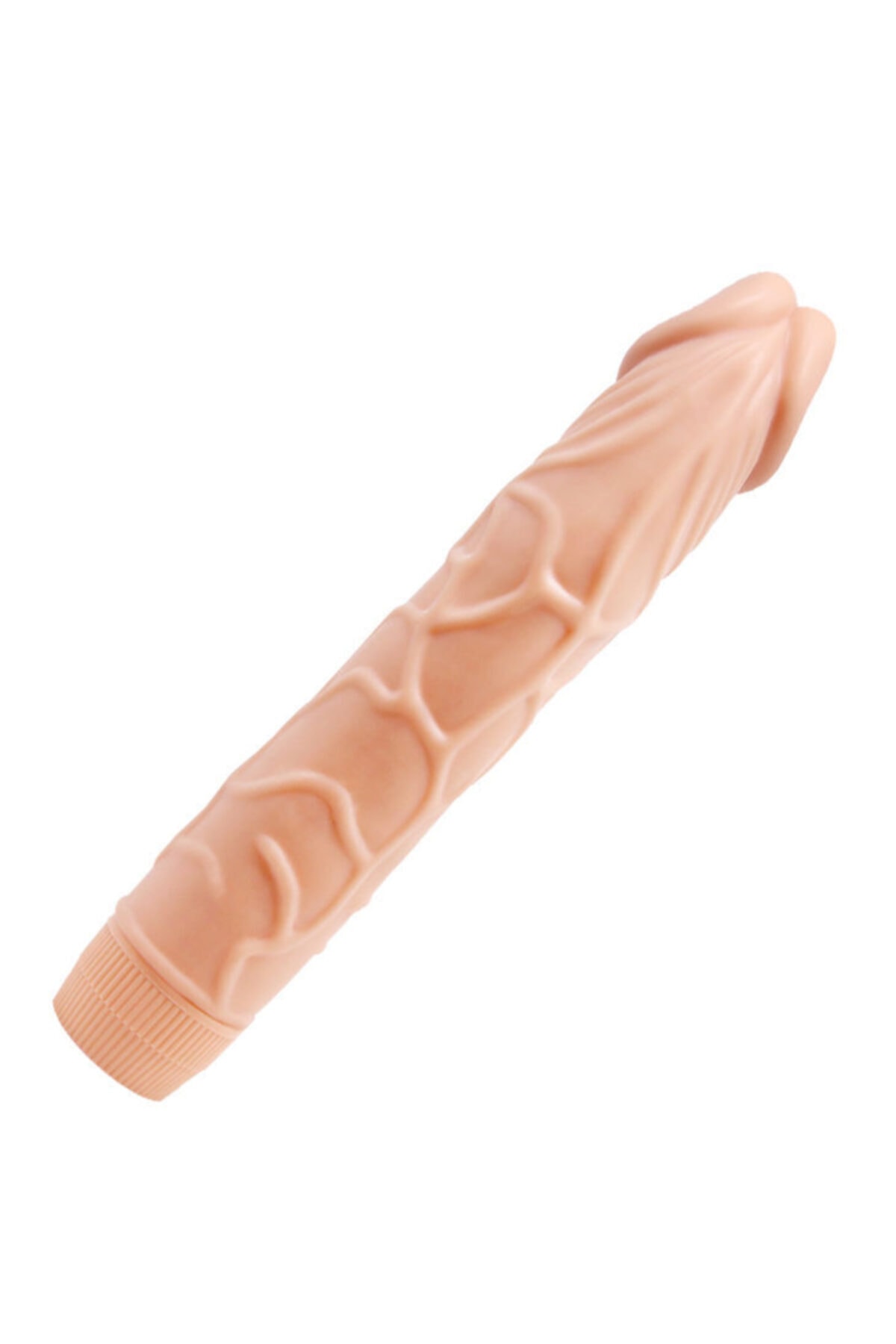 Titreşimli 22 Cm Doğal Görünümlü Yumuşak Silikon Vibratör
