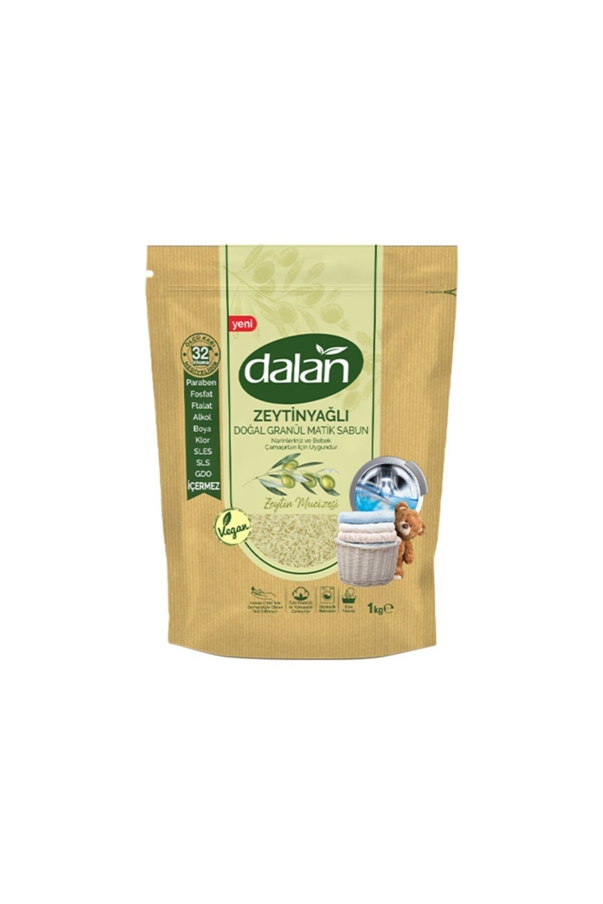 Doğal Granül Sabun Zeytinyağlı Toz Deterjan 500 Gr