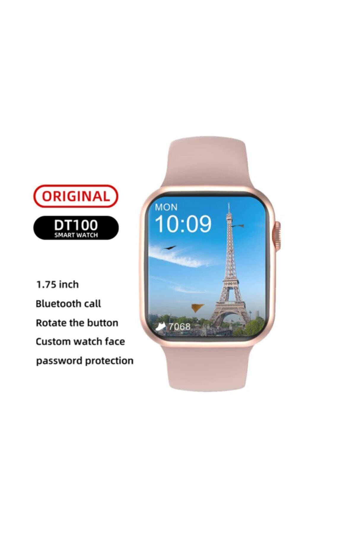Dt100 Plus Akıllı Saat Smartwatch 2021 Yeni Akıllı Ip67 Su Geçirmez Bluetooth Çağrı Android Ios.