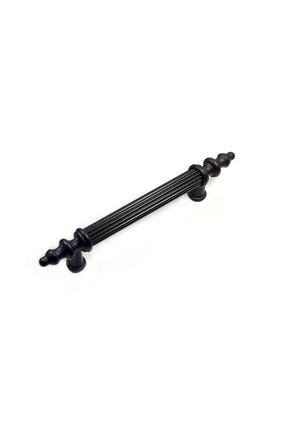 Zirve Siyah Rustik Mobilya Kulpları Dolap Çekmece Mutfak Kulpları 96mm (5 Adet ) Zirve-siyah96-5