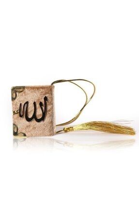 Kadife Allah Pleksi Askılı Mini Kuran-gold TYC00271694763