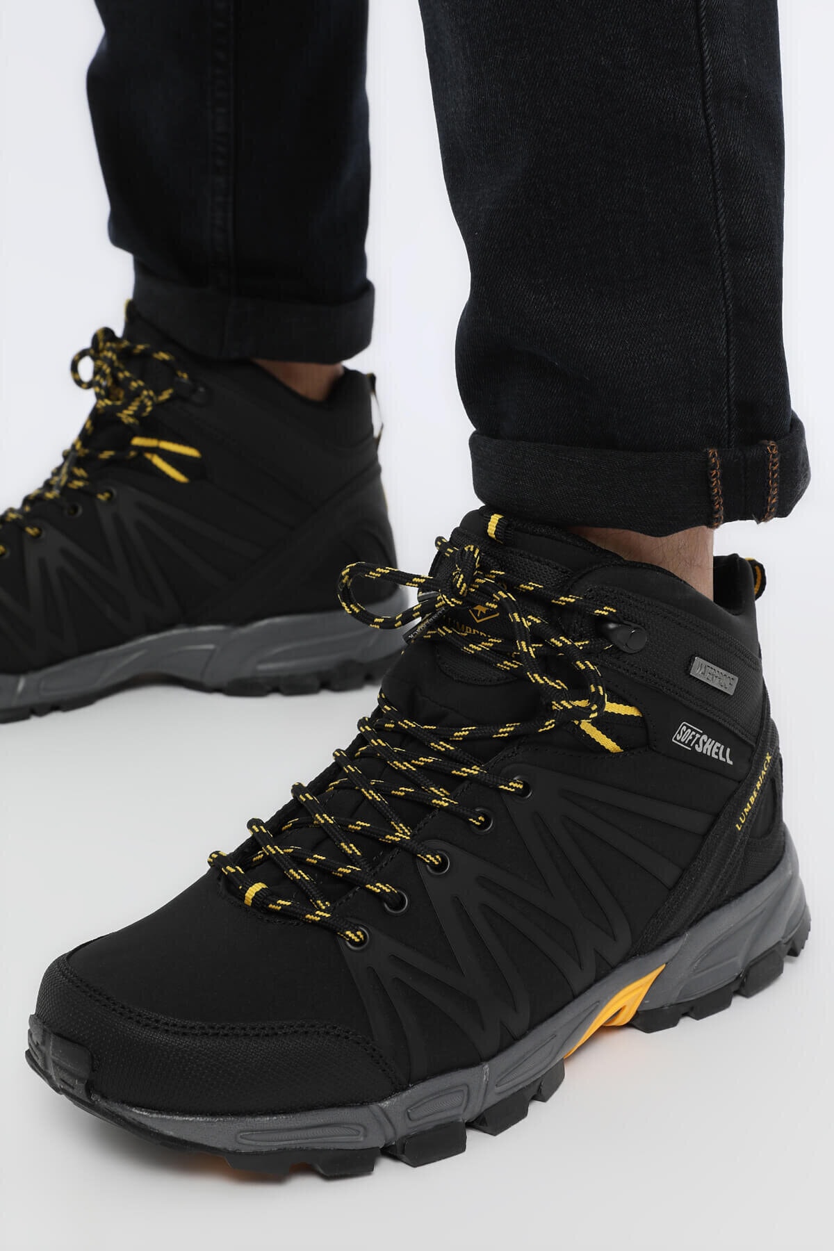 lumberjack Shell Hı Waterpro0f Su Geçirmez Erkek Outdoor Kar Botu