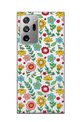 Samsung Galaxy Note 20 Ultra Çiçek Şeffaf Telefon Kılıfı DFCASE943-Samsung-Galaxy-Note-20-Ultra