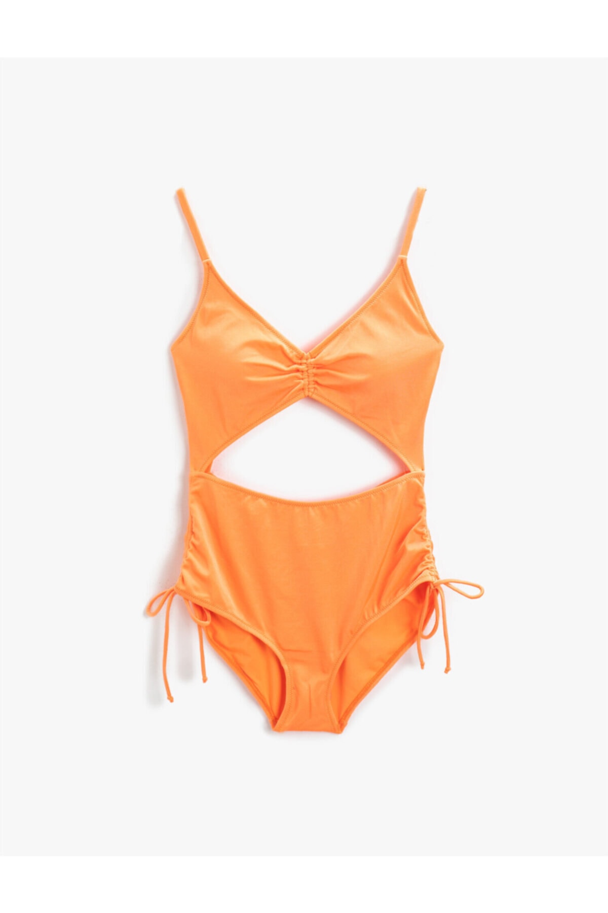 Koton Badeanzug Orange Unifarben Fast ausverkauft