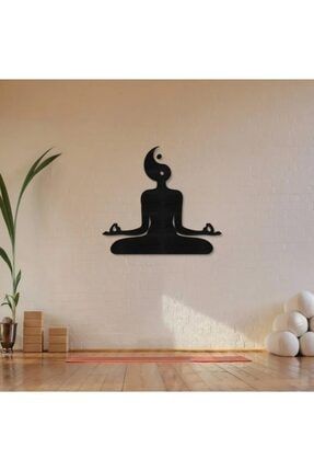 Yoga Ying Yang Siyah Dekoratif Tablo BAA00BRMGN0144