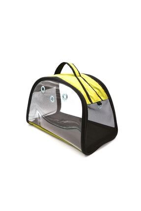 Flybag Spor Şeffaf Sarı Kedi Ve Köpek Taşıma Çantası Sarı 628