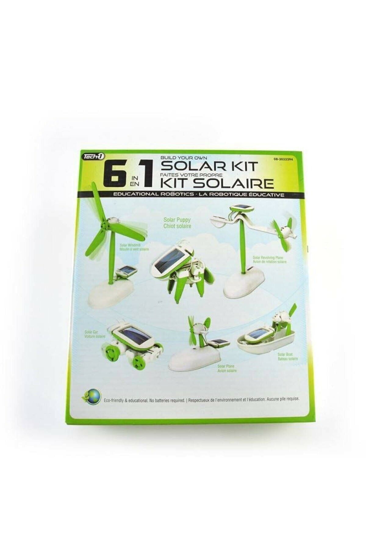 Güneş Enerjili Robot Oluşturma Seti Solar Kit (6 In 1) - 3