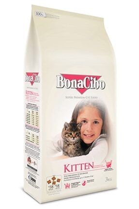 Bonacibo Kitten Tavuklu Yavru Kedi Maması 1,5 Kg X 10 Adet 7279916