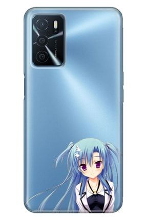 A16 Uyumlu Kılıf Colored Resimli Silikon Mavi Anime Kız clr.a16.27