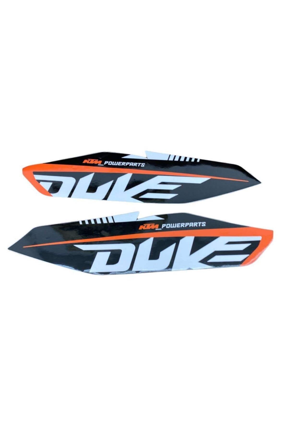 Monero Ktm Duke 390 Powerparts Depo Etiket Takımı Siyah Turuncu 2011