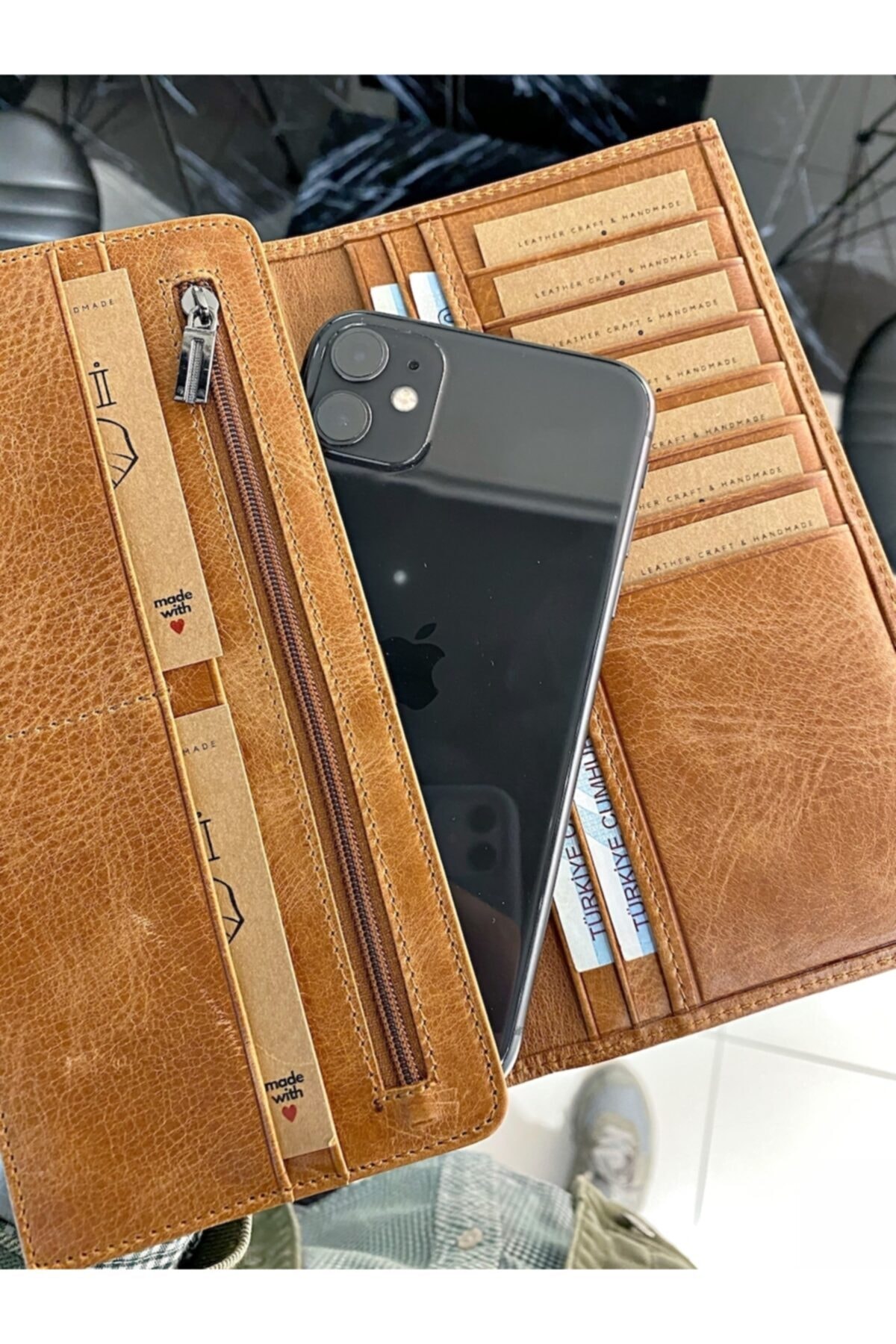 کیف پول مردانه قهوه ای Fil Deri | 2013 اورجینال - تصویر 5