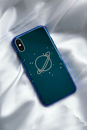 Iphone Xs Max Uyumlu Blu Ray Gezegen Satürn Desenli Uzay Kılıf xsmaxuzaymiyosa