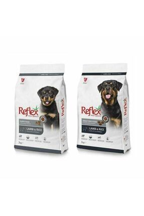 Kuzulu Pirinçli Yetişkin Köpek Maması 3 Kg + Kuzulu Pirinçli Yavru Köpek Maması 3 Kg TYC00271290352