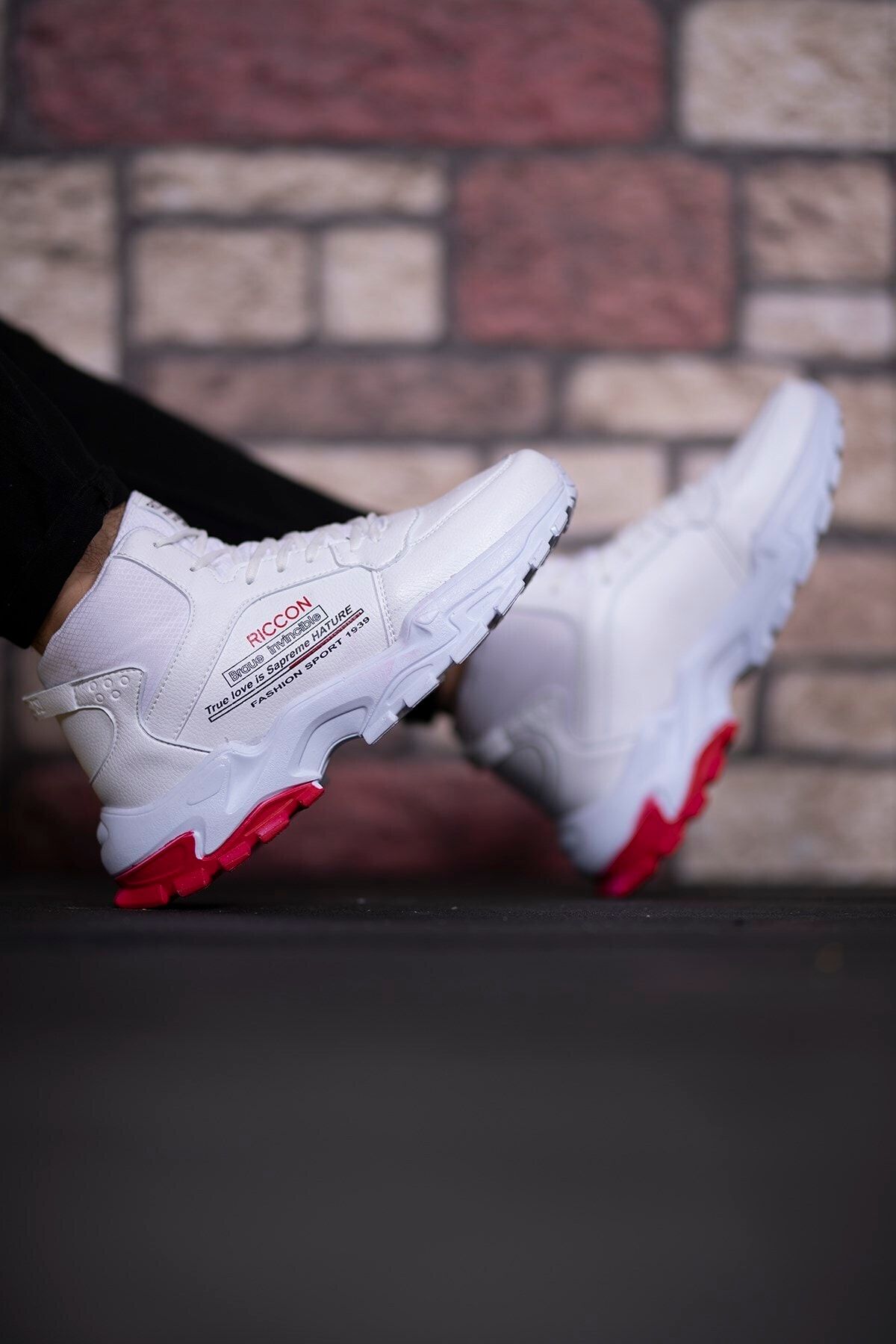Riccon Beyaz Unisex Sneaker Bot 0012109 OH6456
