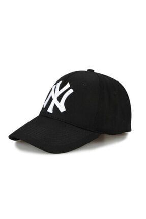 Ny New York Logolu Unisex Siyah Şapka P-078
