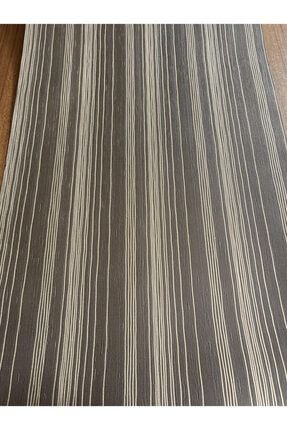 Italyan Kahverengi Çizgili Duvar Kağıdı (5M²) 5525