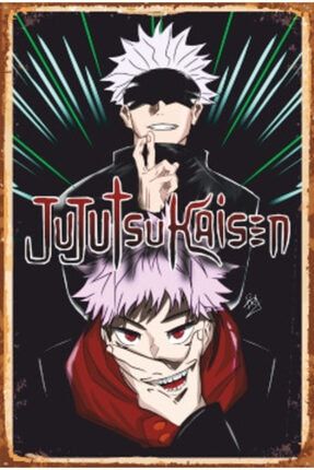 Jujutsu Kaisen Art Anime Retro Ahşap Poster 744 5315842251633
