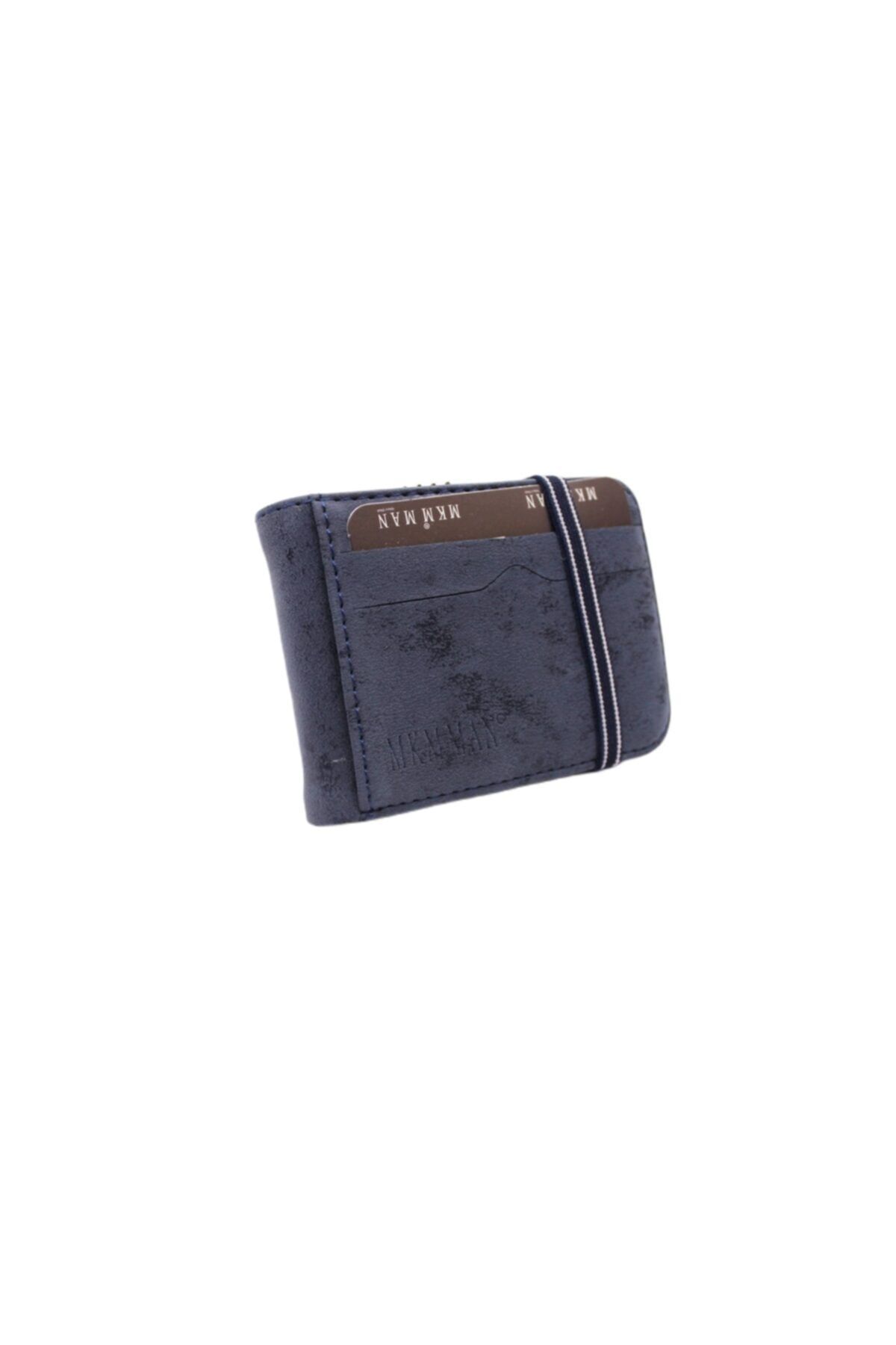 MKM MAN-Nubuck Card Holder & Wallet Side Model with Elastic 1