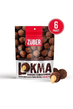 Lokma Kakao Çekirdeği Kaplı Fındık Ezmeli Meyve Topu 96g X 6 Paket 152.12.15890