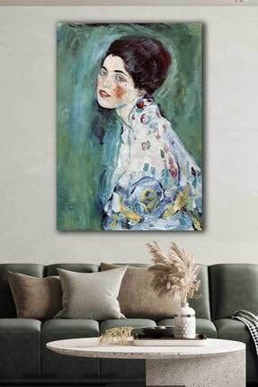 Kadın Portresi - Gustav Klimt Ünlü Ressamlar Kanvas Tablo BLK2G4