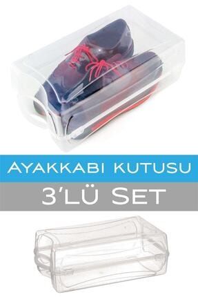 Hakel Home 3'lü Erkek Ayakkabı Kutusu 00408