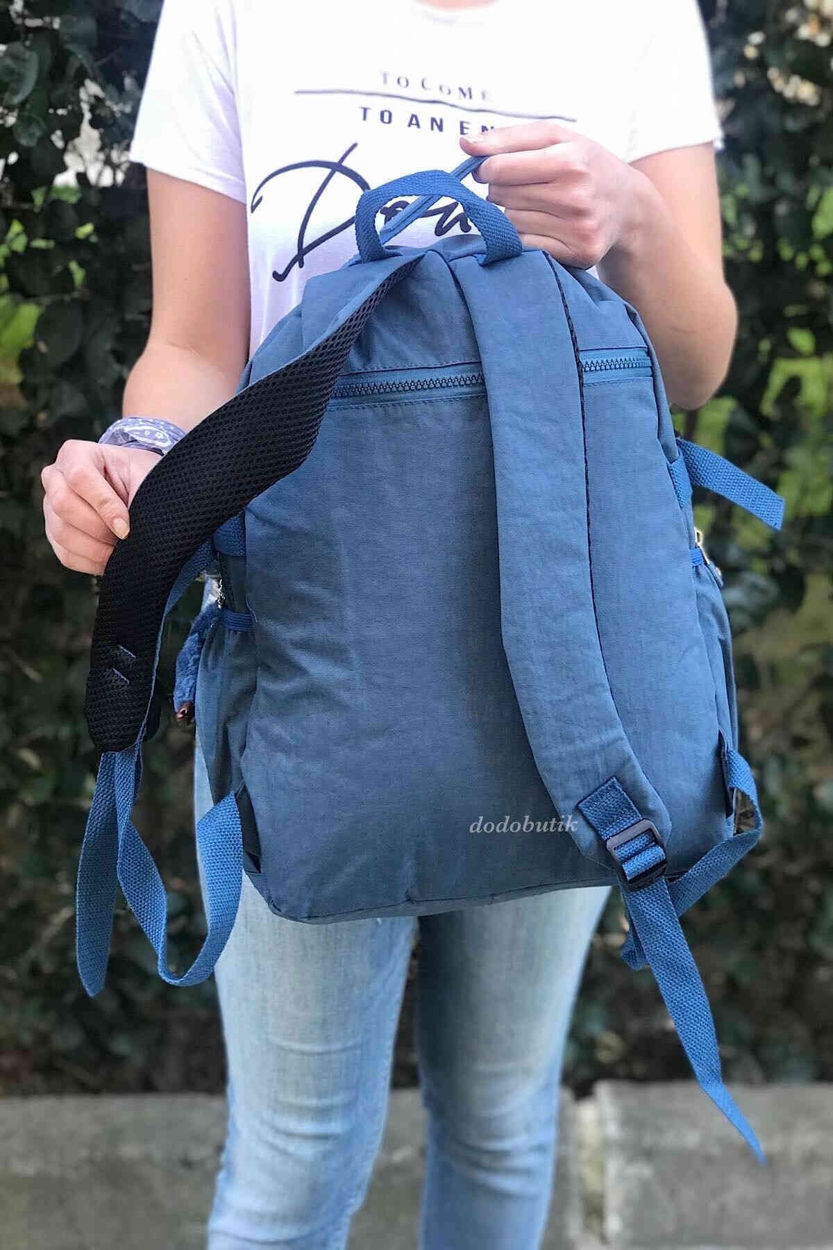 کوله پشتی زنانه آبی DodoButik | DD12C اورجینال - تصویر 2