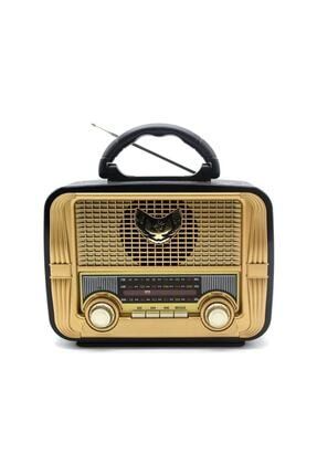 Rt-806 Şarjlı Nostaljik Görünümlü Radyo Usb Sd Fm Bluetooth Mp3 Çalar Radyo Müzik Kutusu - Sarı All-806 sarı