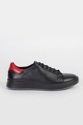 Kırmızı - Erkek Deri Spor Ayakkabı VLQ-D5018V506