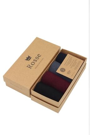 Premium Erkek Asorti Renkli 4'lü Bambu Çorap RS11-BOX