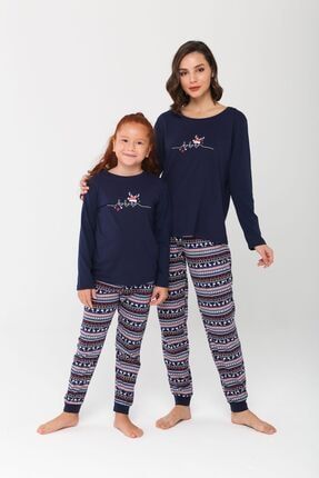 New Year Aile Pijama Takımı Anne Kız Kombin Yapılabilir Ayrı Ayrı Satılır L41112