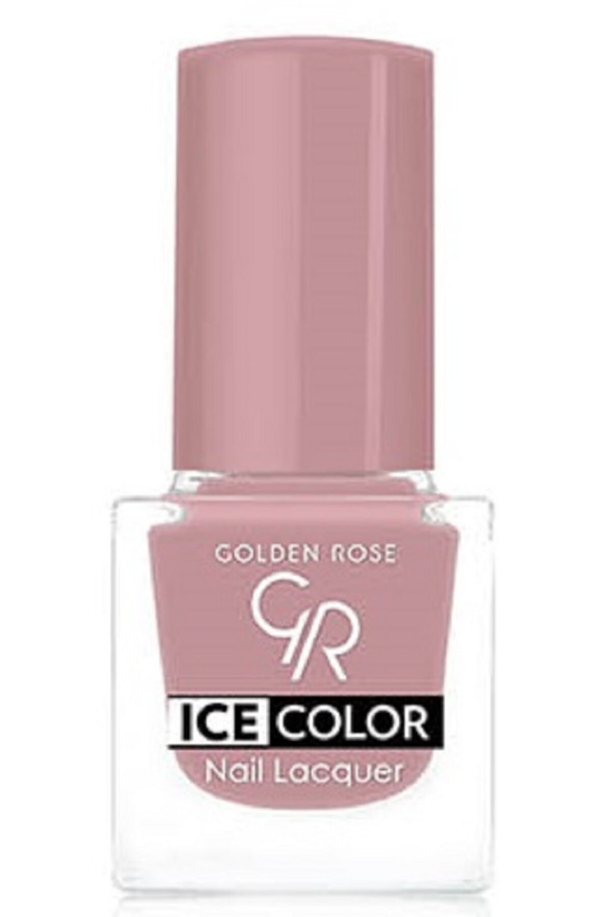 لاک ناخن یخی آیس چیک ICE شماره 166 رنگ صورتی گلدن رز Golden Rose